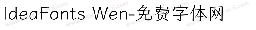 IdeaFonts Wen字体转换